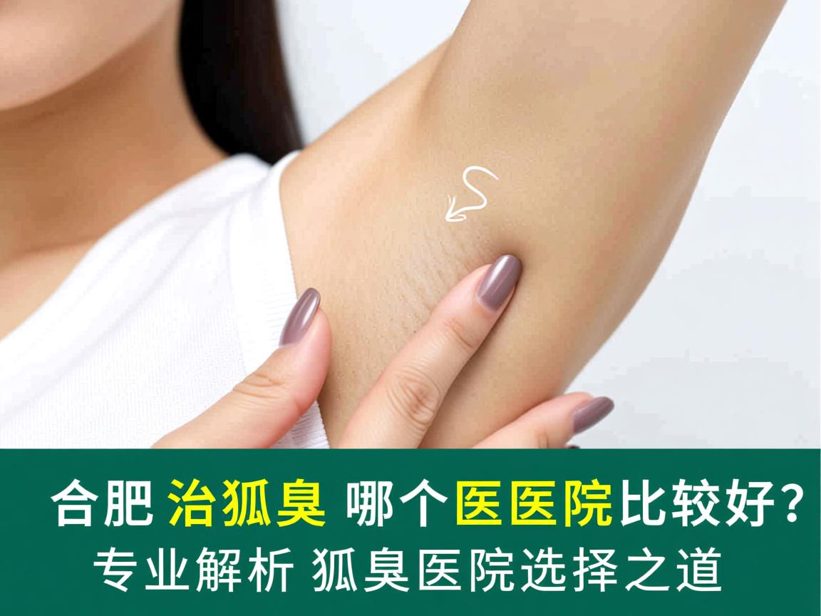 合肥治狐臭哪个医院比较好？专业解析狐臭医院选择之道