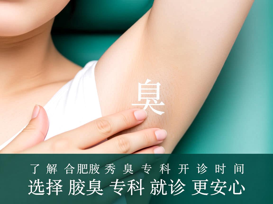 了解合肥腋秀腋臭专科开诊时间,选择腋臭专科就诊更安心 了解合肥腋秀腋臭专科开诊时间,选择腋臭专科就诊更安心