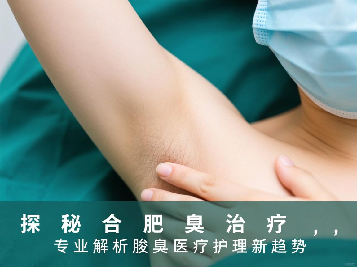 探秘合肥腋臭治疗，专业解析腋臭医疗护理新趋势