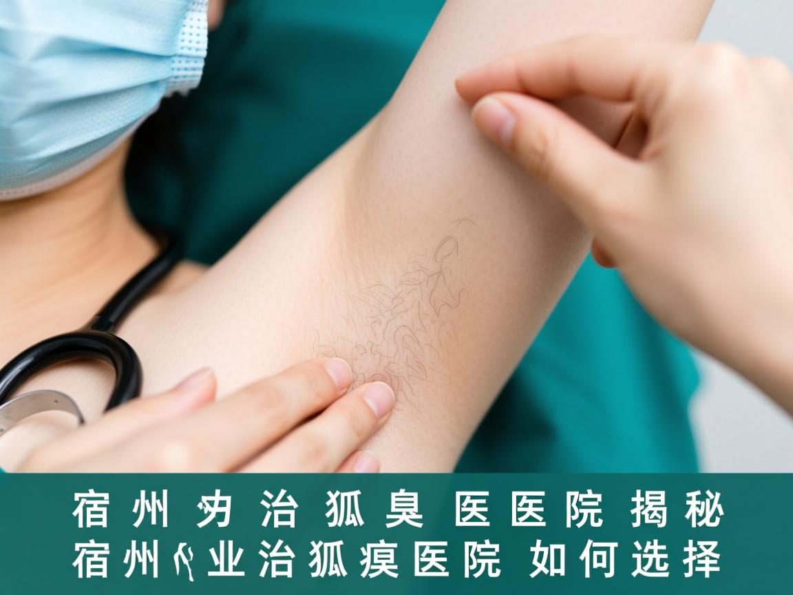 宿州治狐臭医院揭秘，宿州专业治狐臭医院如何选择