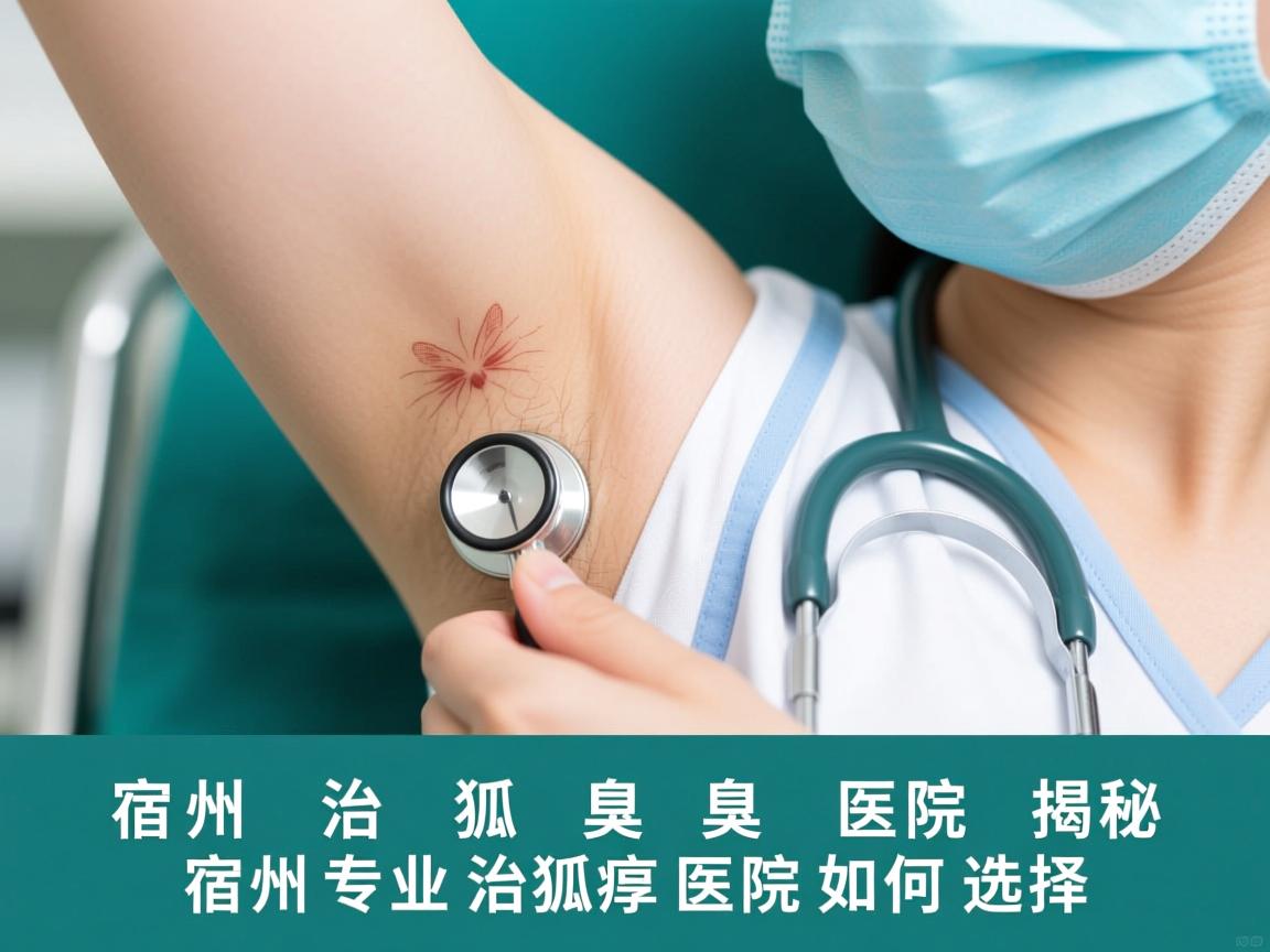 宿州治狐臭医院揭秘，宿州专业治狐臭医院如何选择
