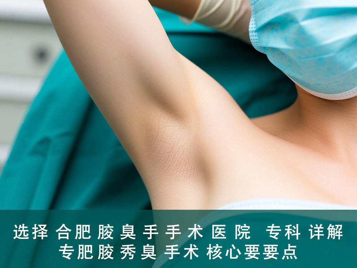 选择合肥腋臭手术医院,合肥腋秀专科详解腋臭手术核心要点 选择合肥腋臭手术医院,合肥腋秀专科详解腋臭手术核心要点