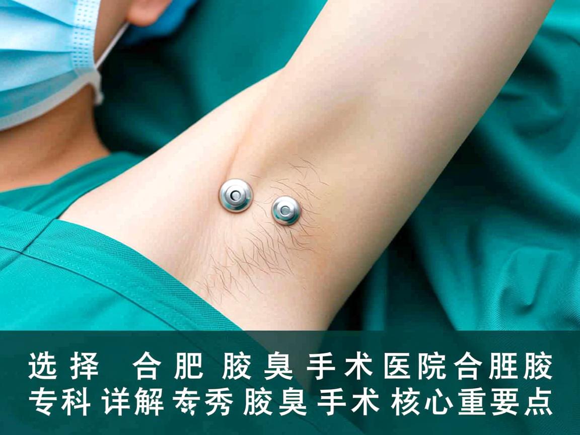 选择合肥腋臭手术医院,合肥腋秀专科详解腋臭手术核心要点 选择合肥腋臭手术医院,合肥腋秀专科详解腋臭手术核心要点
