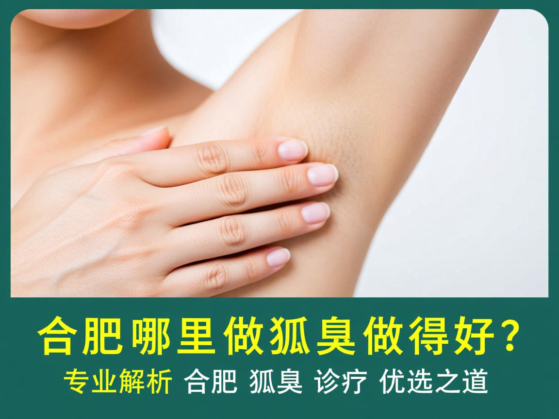 合肥哪里做狐臭做得好？专业解析合肥狐臭诊疗优选之道