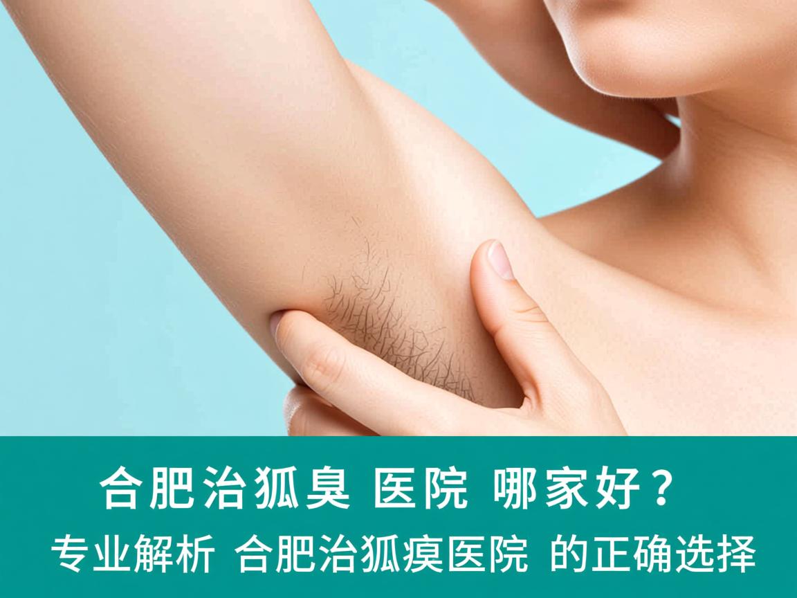 合肥治狐臭医院哪家好？专业解析合肥治狐臭医院的正确选择