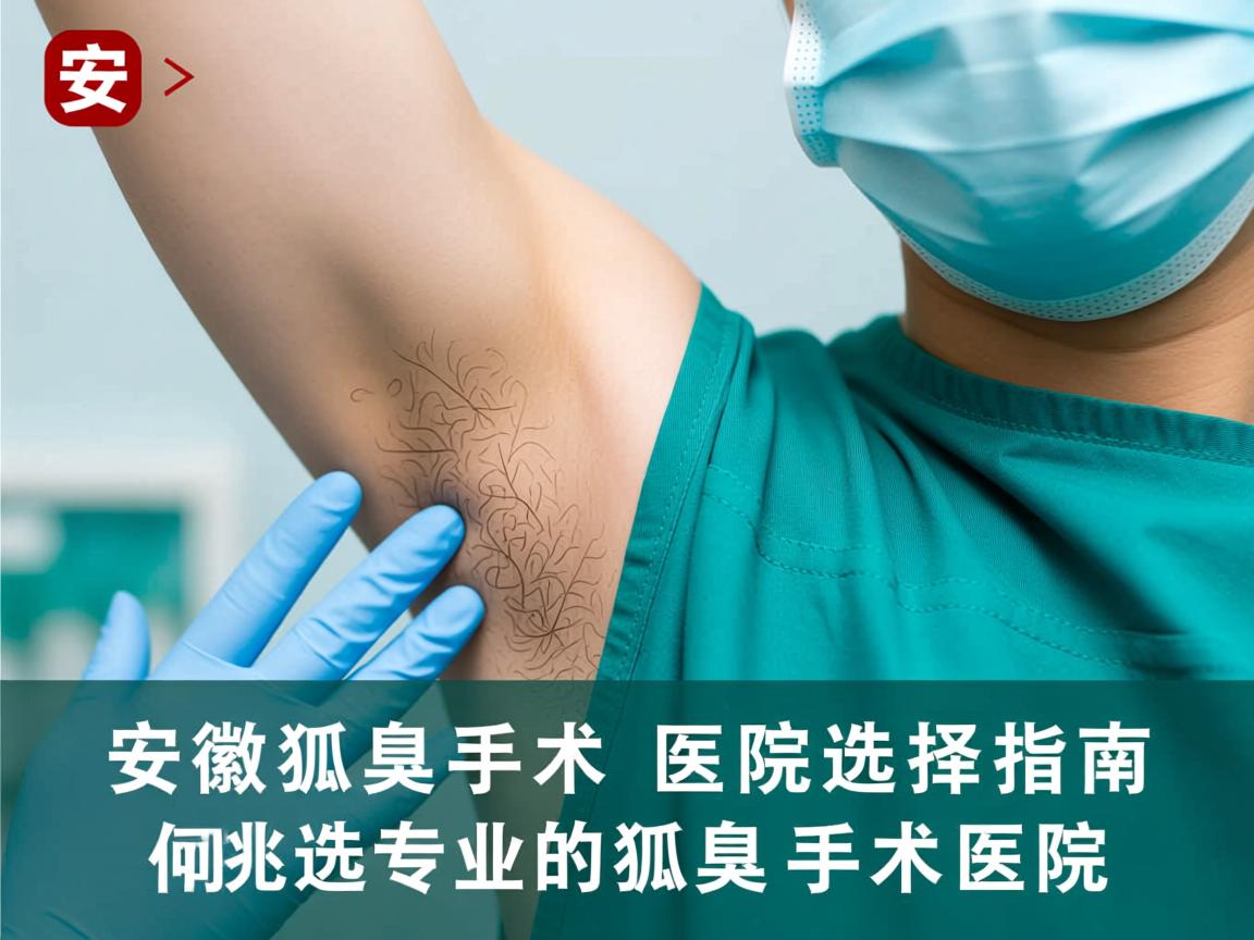 安徽狐臭手术医院选择指南,如何挑选专业的狐臭手术医院 安徽狐臭手术医院选择指南,如何挑选专业的狐臭手术医院