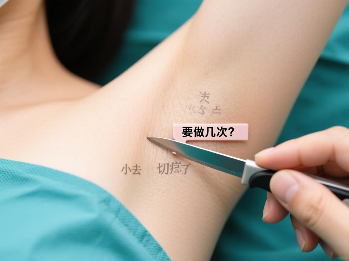 小切口去腋臭要做几次？详解小切口去腋臭的治疗次数