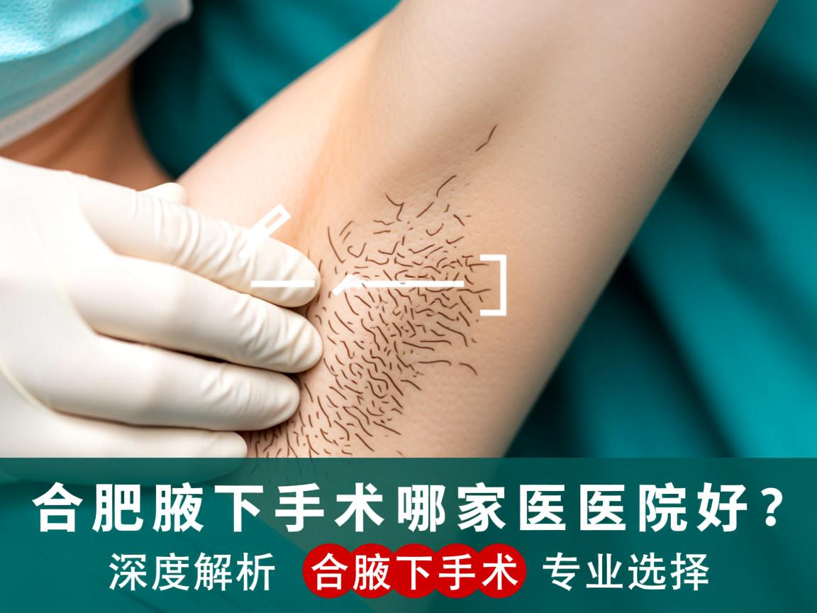 合肥腋下手术哪家医院好？深度解析合肥腋下手术的专业选择