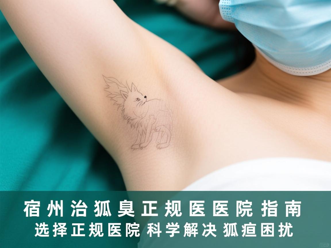 宿州治狐臭正规医院指南，选择正规医院科学解决狐臭困扰