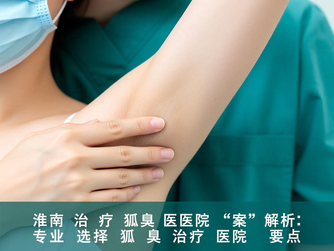 淮南治疗狐臭医院解析，专业选择狐臭治疗医院的要点