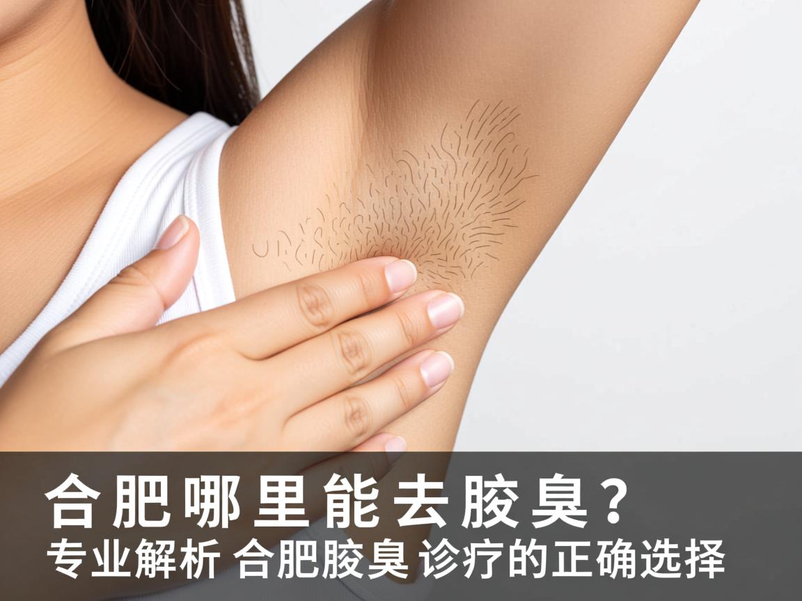 合肥哪里能去腋臭？专业解析合肥腋臭诊疗的正确选择