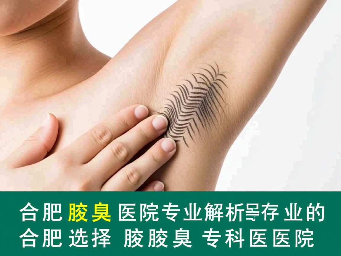 合肥腋臭医院专业解析，如何选择合肥专业的腋臭专科医院