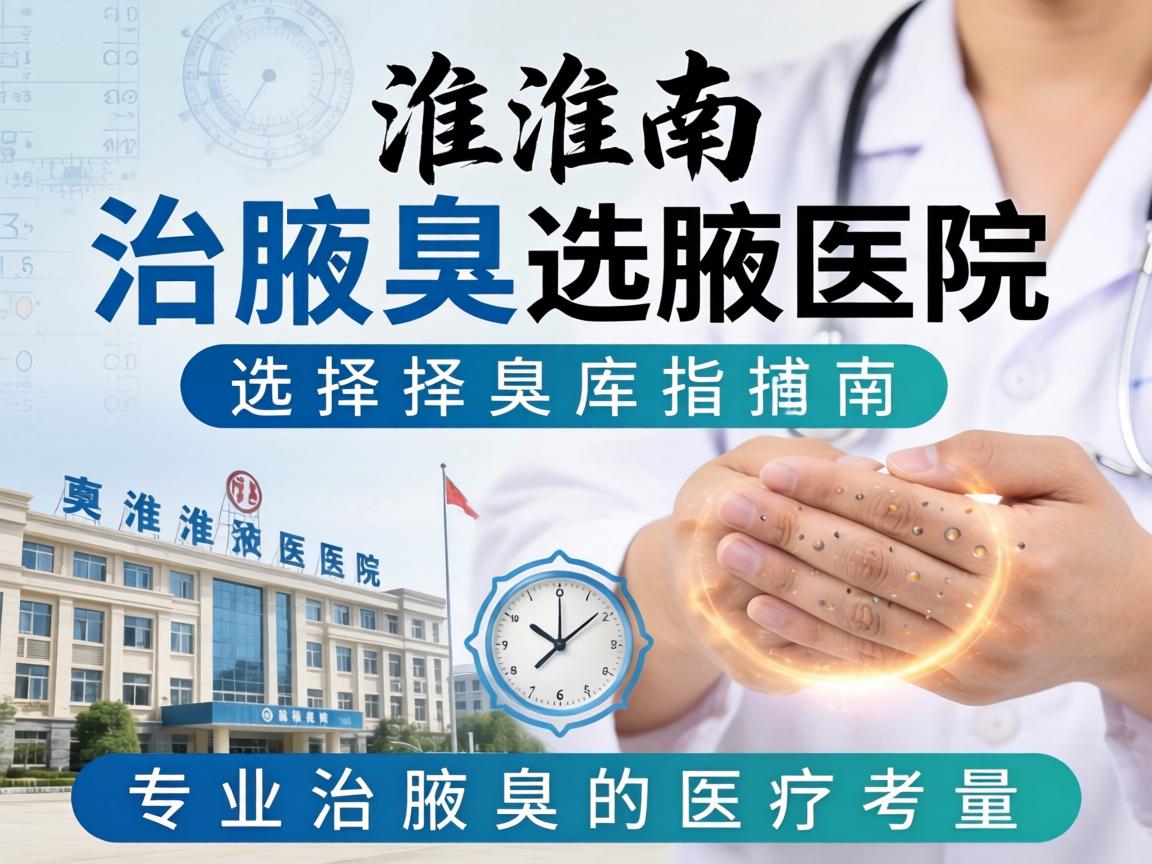 淮南治腋臭医院选择指南，专业治腋臭的医疗考量