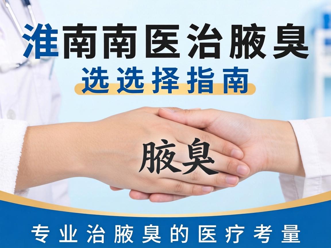 淮南治腋臭医院选择指南，专业治腋臭的医疗考量