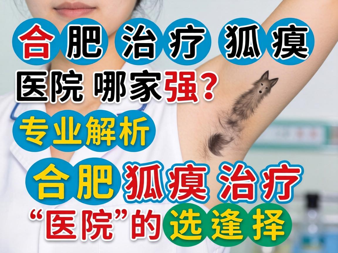 合肥治疗狐臭医院哪家强？专业解析合肥狐臭治疗医院的选择