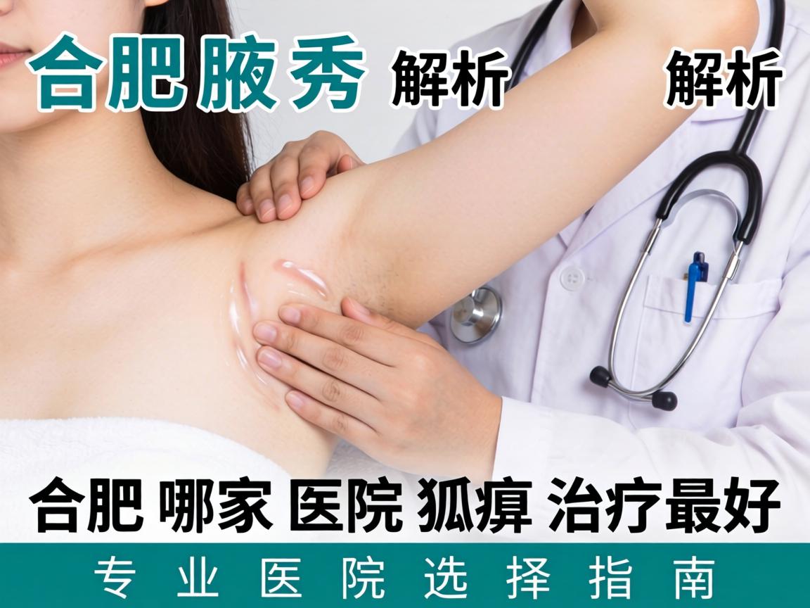合肥腋秀解析，合肥哪家医院狐臭治疗最好，专业医院选择指南