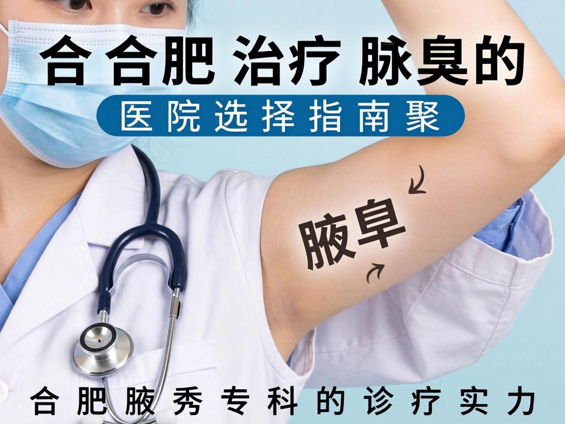 合肥治疗腋臭的医院选择指南，聚焦合肥腋秀专科的诊疗实力