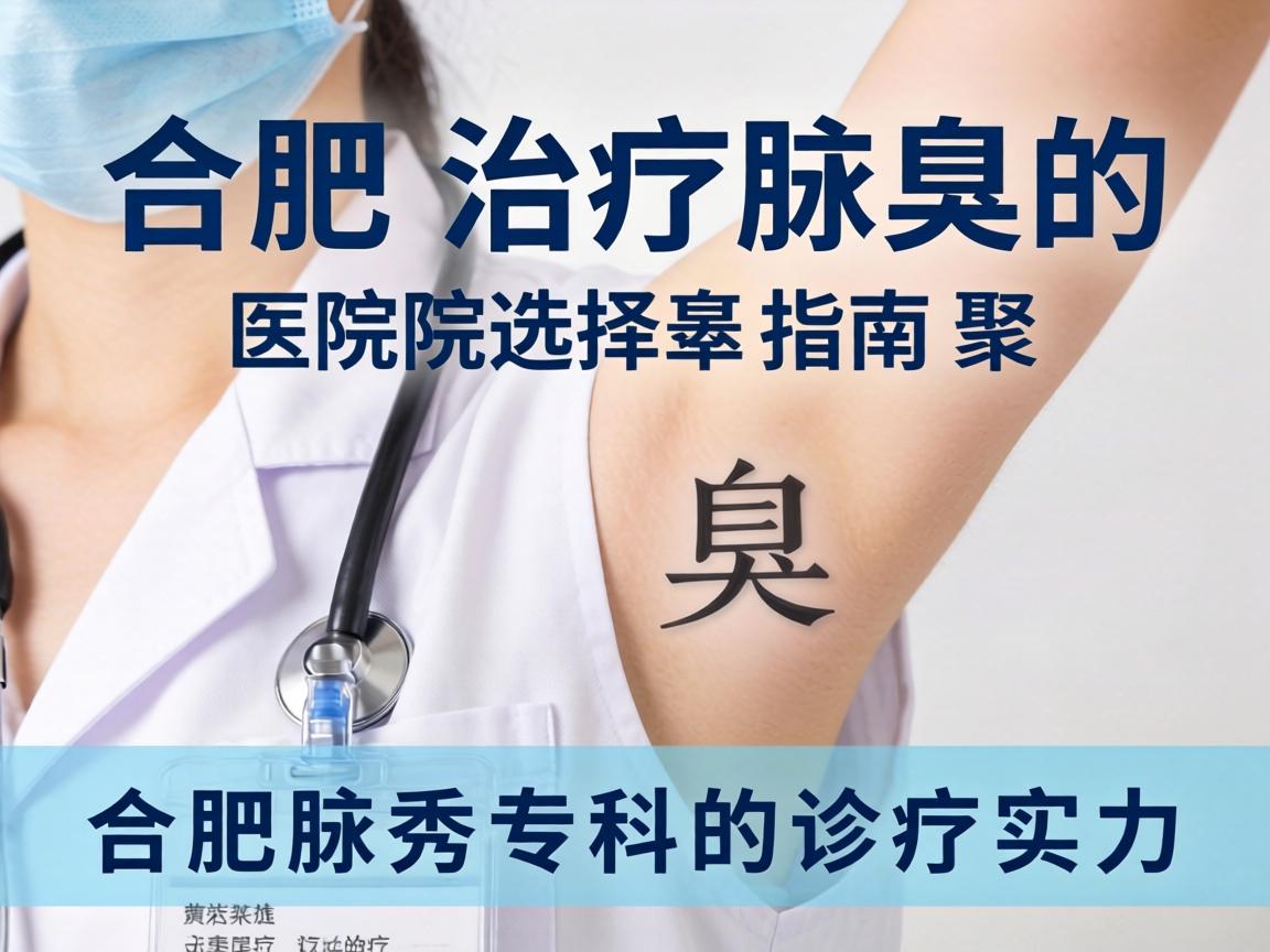 合肥治疗腋臭的医院选择指南，聚焦合肥腋秀专科的诊疗实力