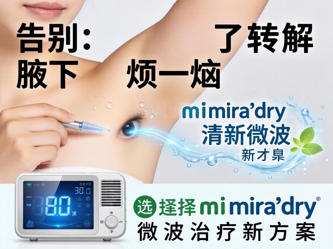 告别腋下烦恼，了解miradry清新微波，选择miradry微波治疗新方案