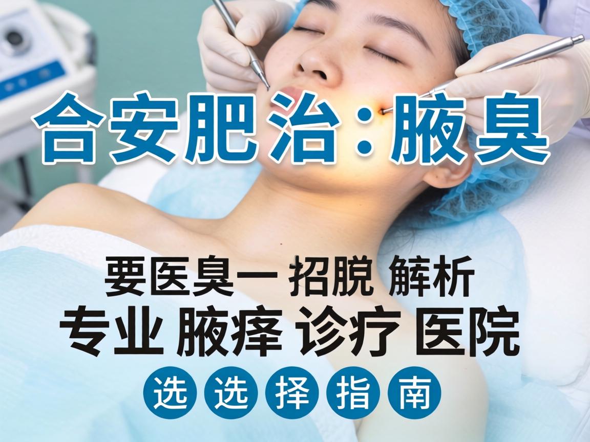 合肥治腋臭医院解析，专业腋臭诊疗医院的选择指南