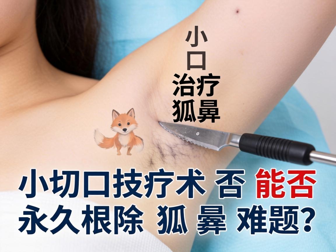 小切口治疗狐臭,小切口技术能否永久根除狐臭难题? 小切口治疗狐臭,小切口技术能否永久根除狐臭难题?