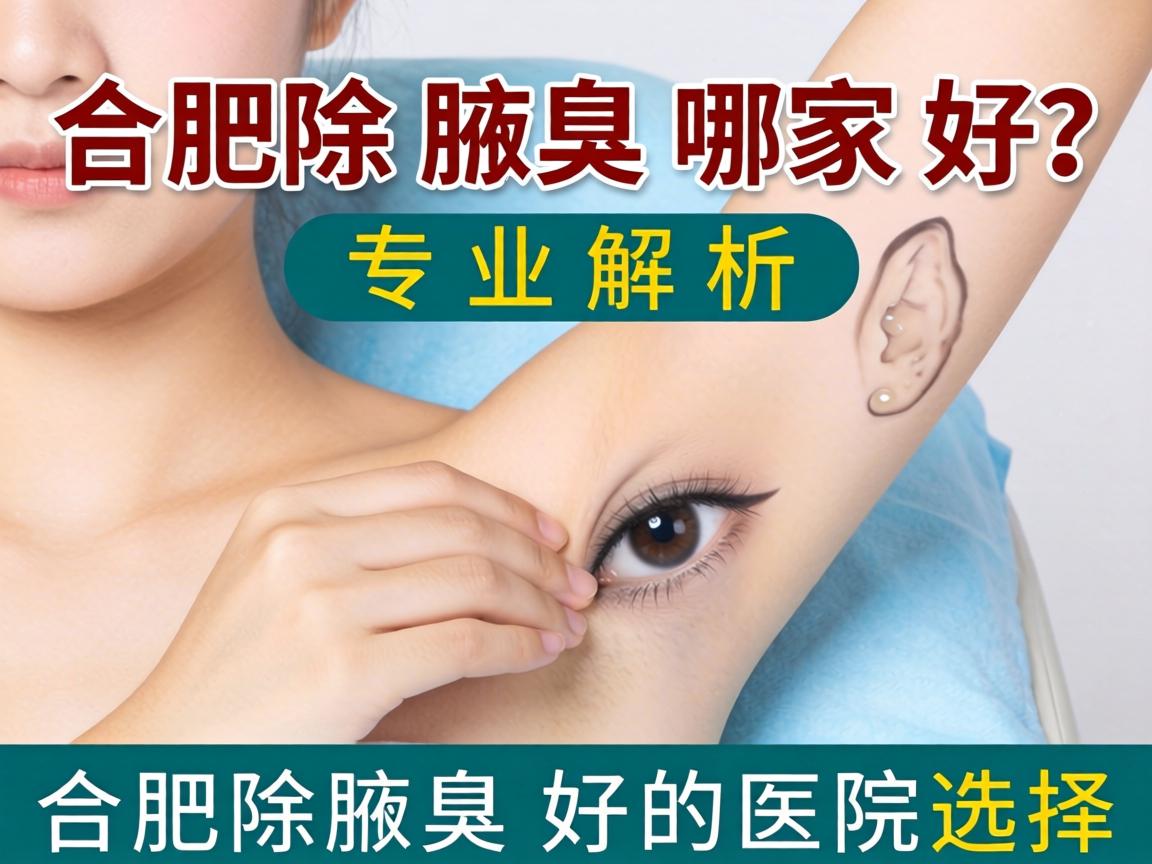 合肥除腋臭哪家好？专业解析合肥除腋臭好的医院选择