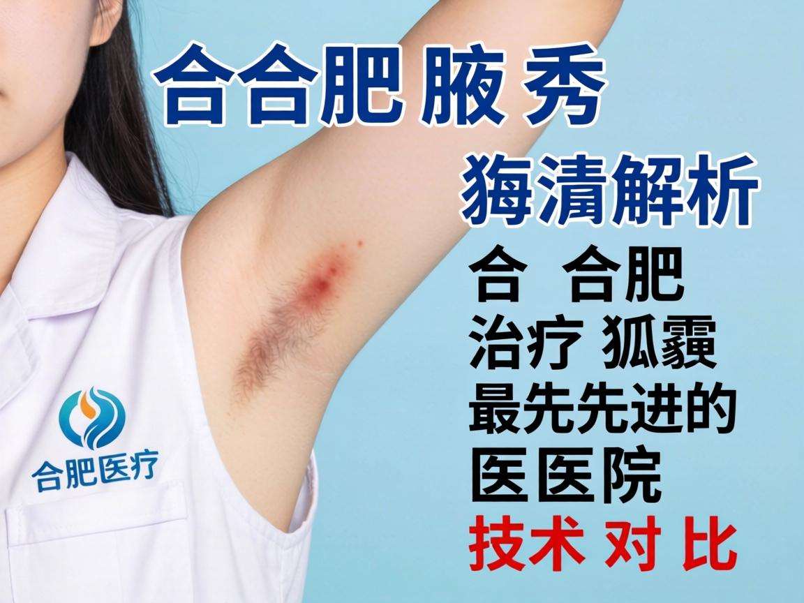 合肥腋秀解析，合肥治疗狐臭最先进的医院技术对比