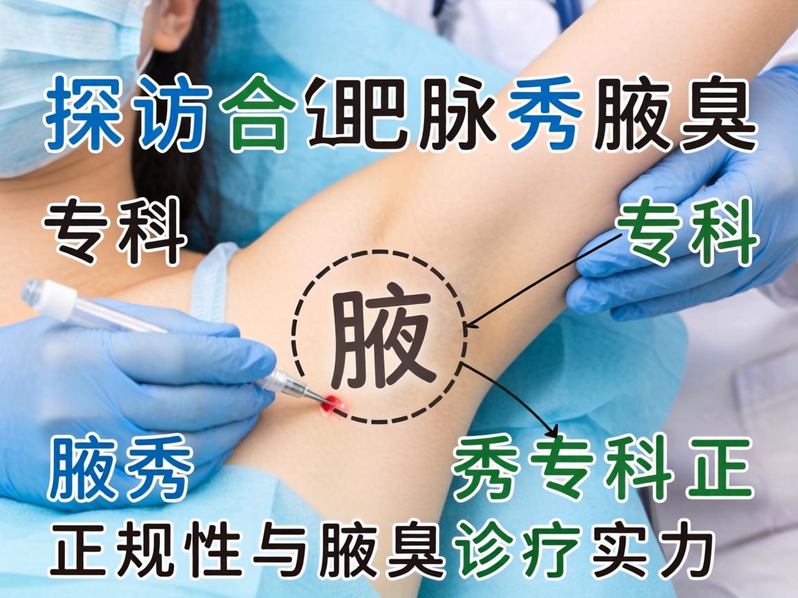 探访合肥腋秀腋臭专科,解析腋秀专科正规性与腋臭诊疗实力 探访合肥腋秀腋臭专科,解析腋秀专科正规性与腋臭诊疗实力