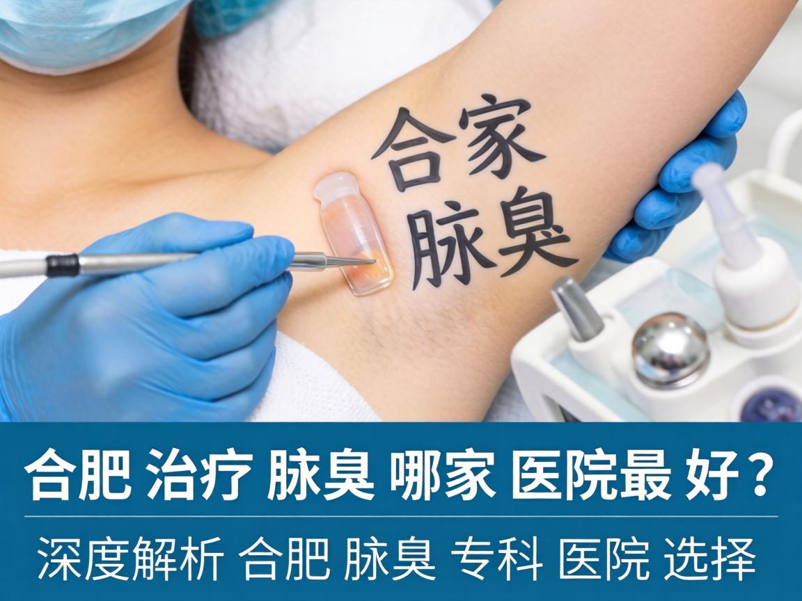 合肥治疗腋臭哪家医院最好？深度解析合肥腋臭专科医院选择