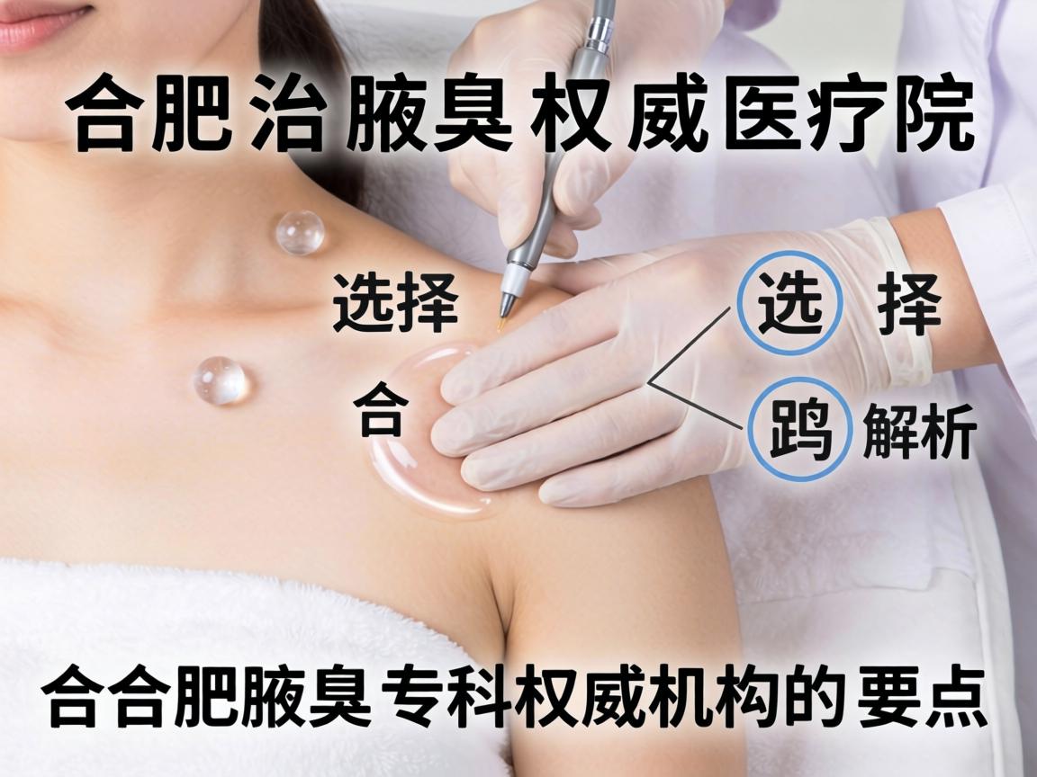 合肥治腋臭权威医院解析,选择合肥腋臭专科权威机构的要点 合肥治腋臭权威医院解析,选择合肥腋臭专科权威机构的要点