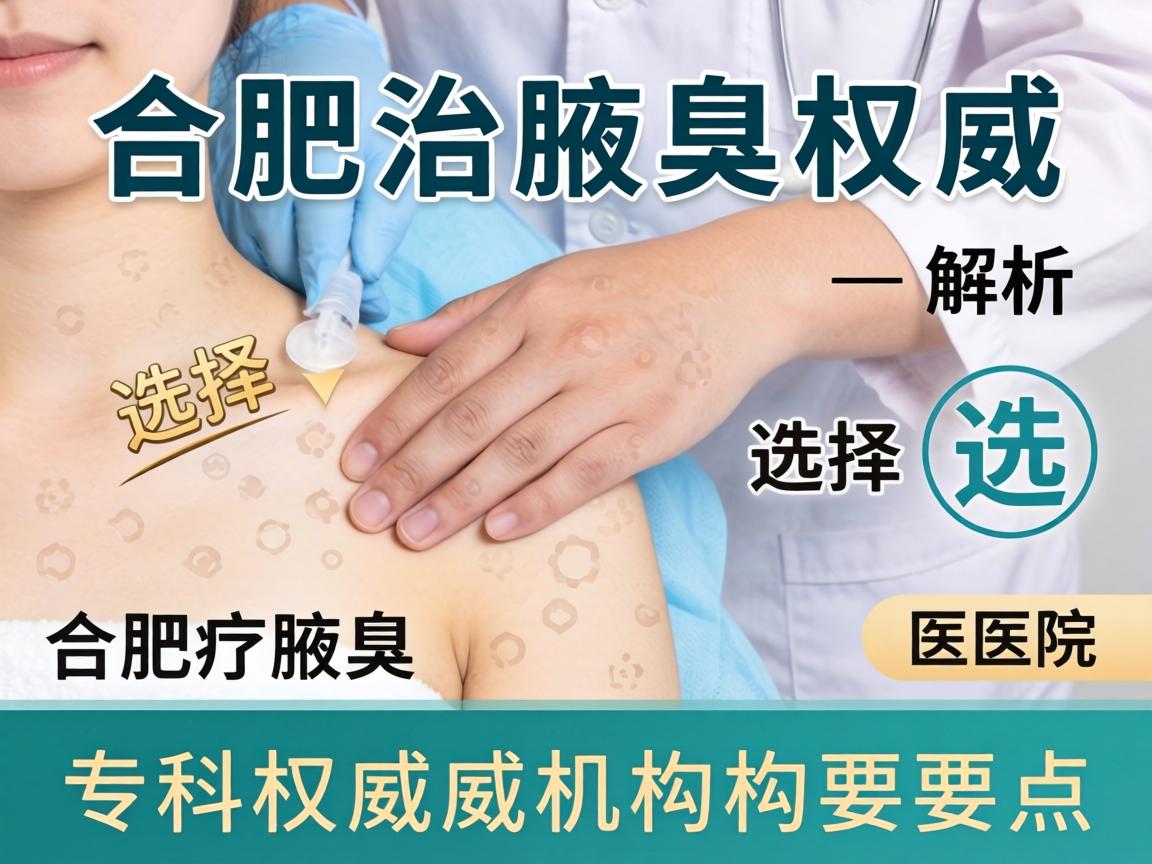 合肥治腋臭权威医院解析,选择合肥腋臭专科权威机构的要点 合肥治腋臭权威医院解析,选择合肥腋臭专科权威机构的要点