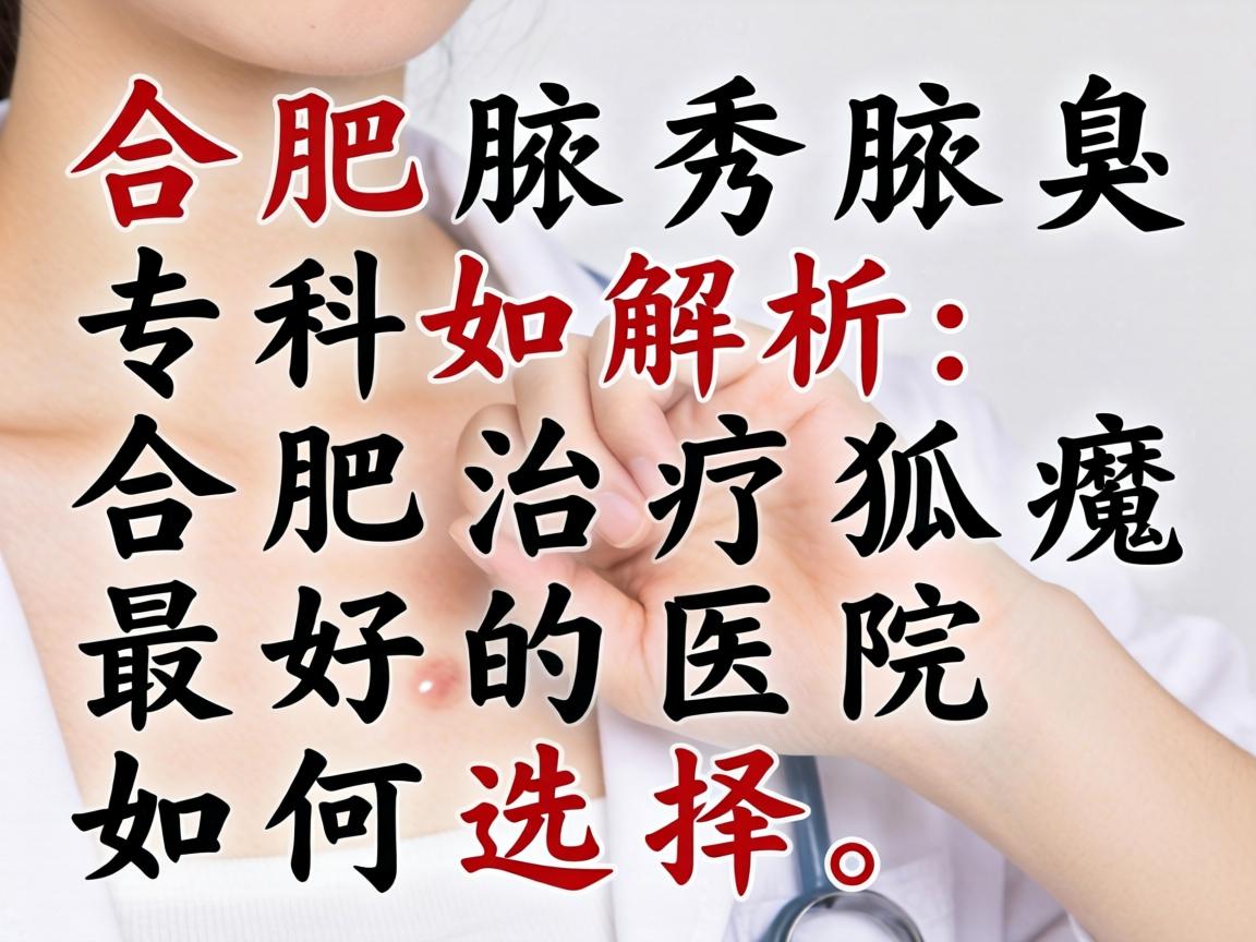 合肥腋秀腋臭专科解析,合肥治疗狐臭最好的医院如何选择 合肥腋秀腋臭专科解析,合肥治疗狐臭最好的医院如何选择
