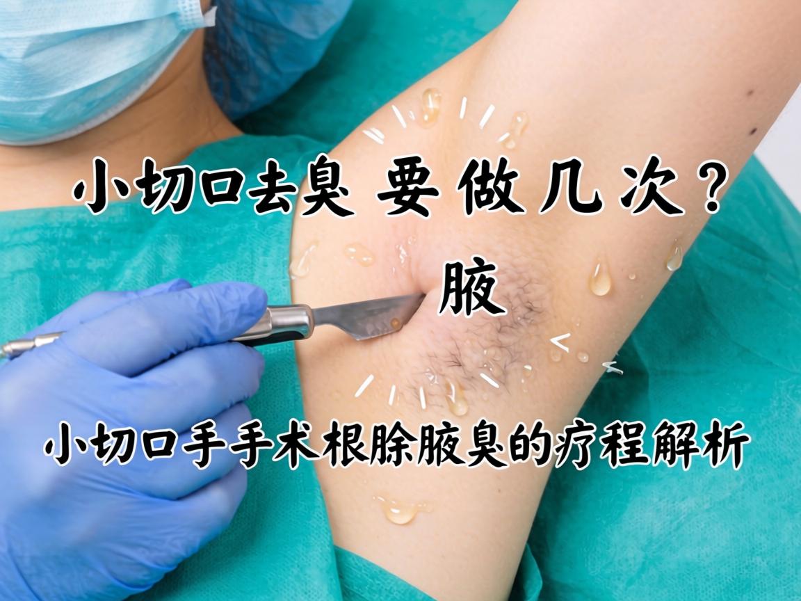 小切口去腋臭要做几次？小切口手术根除腋臭的疗程解析