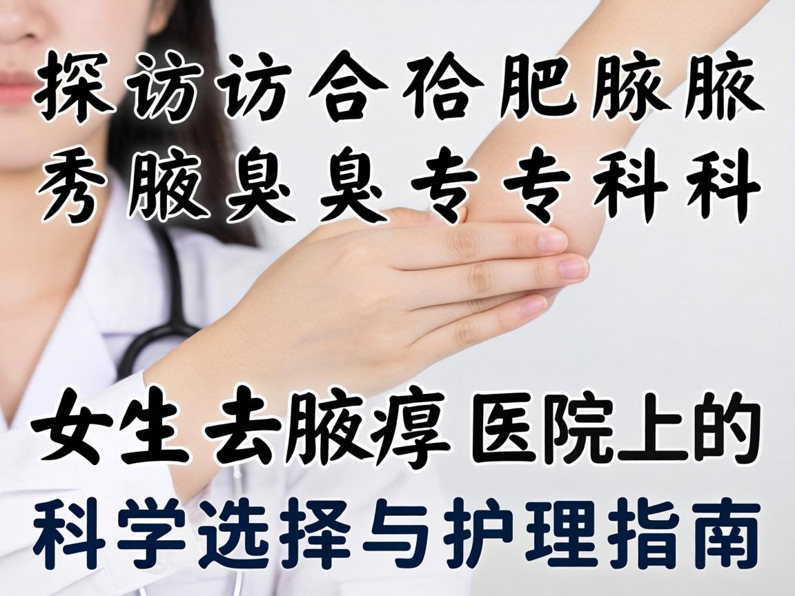 探访合肥腋秀腋臭专科，女生去腋臭医院的科学选择与护理指南
