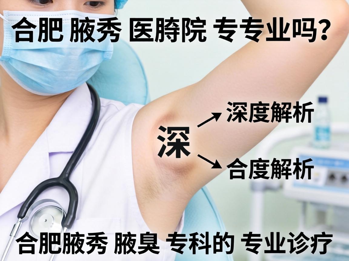 合肥腋秀医院专业吗？深度解析合肥腋秀腋臭专科的专业诊疗