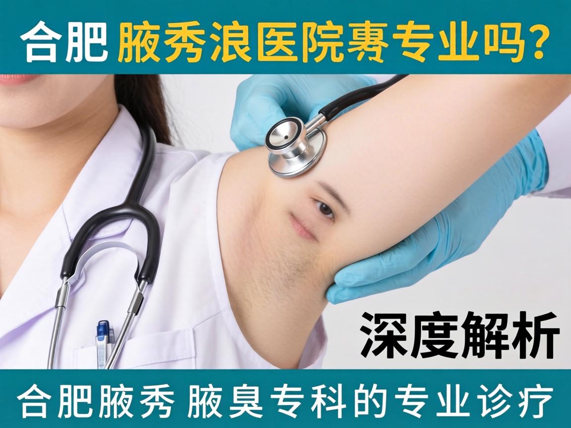 合肥腋秀医院专业吗？深度解析合肥腋秀腋臭专科的专业诊疗