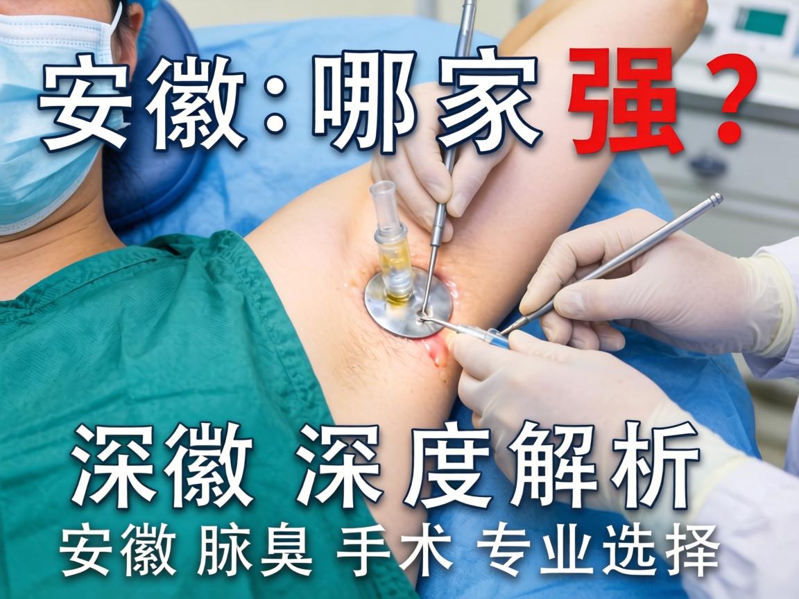 安徽腋臭手术哪家强？深度解析安徽腋臭手术专业选择