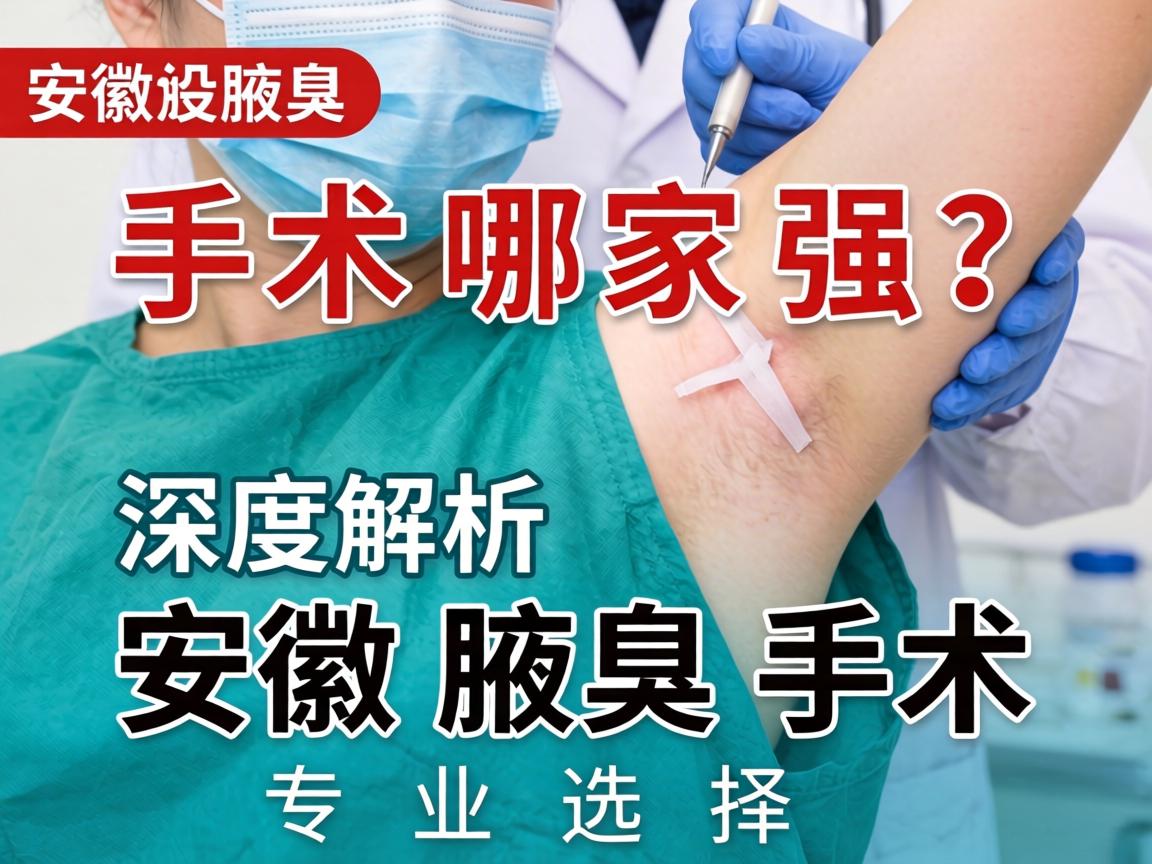 安徽腋臭手术哪家强？深度解析安徽腋臭手术专业选择