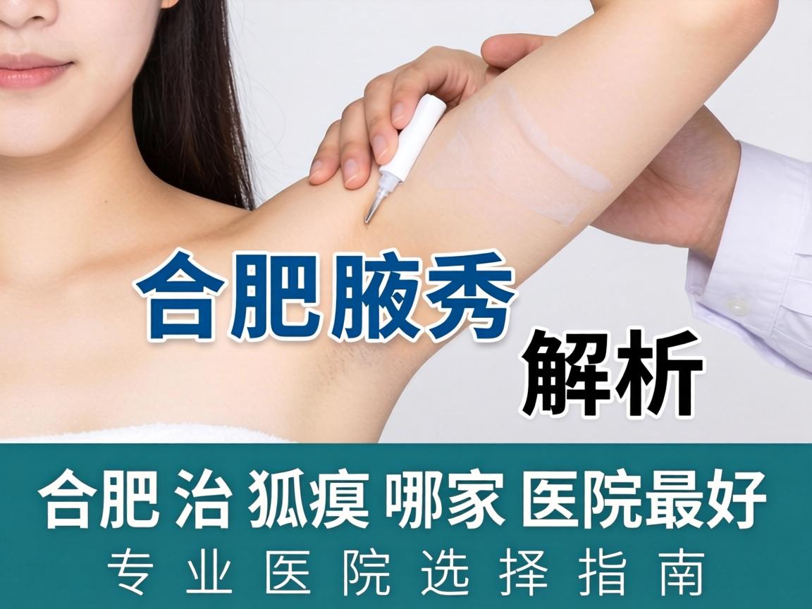 合肥腋秀解析，合肥治狐臭哪家医院最好，专业医院选择指南