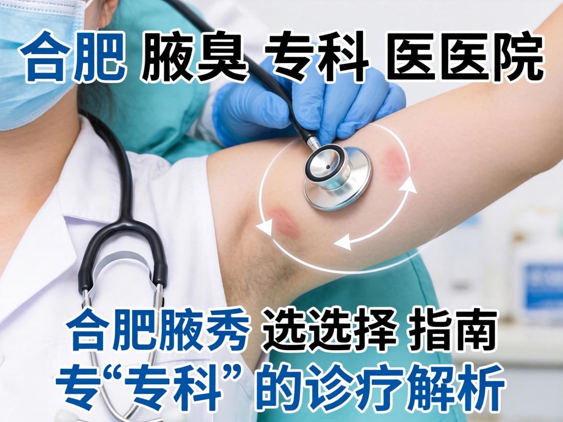 合肥腋臭专科医院选择指南，合肥腋秀专科的诊疗解析