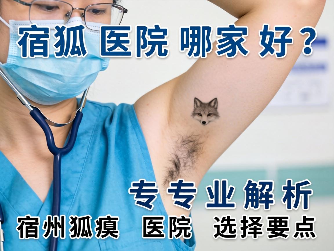 宿州狐臭医院哪家好？专业解析宿州狐臭医院选择要点