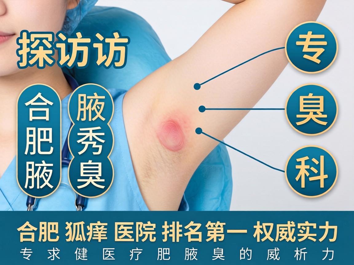 探访合肥腋秀腋臭专科，解析合肥狐臭医院排名第一的权威实力
