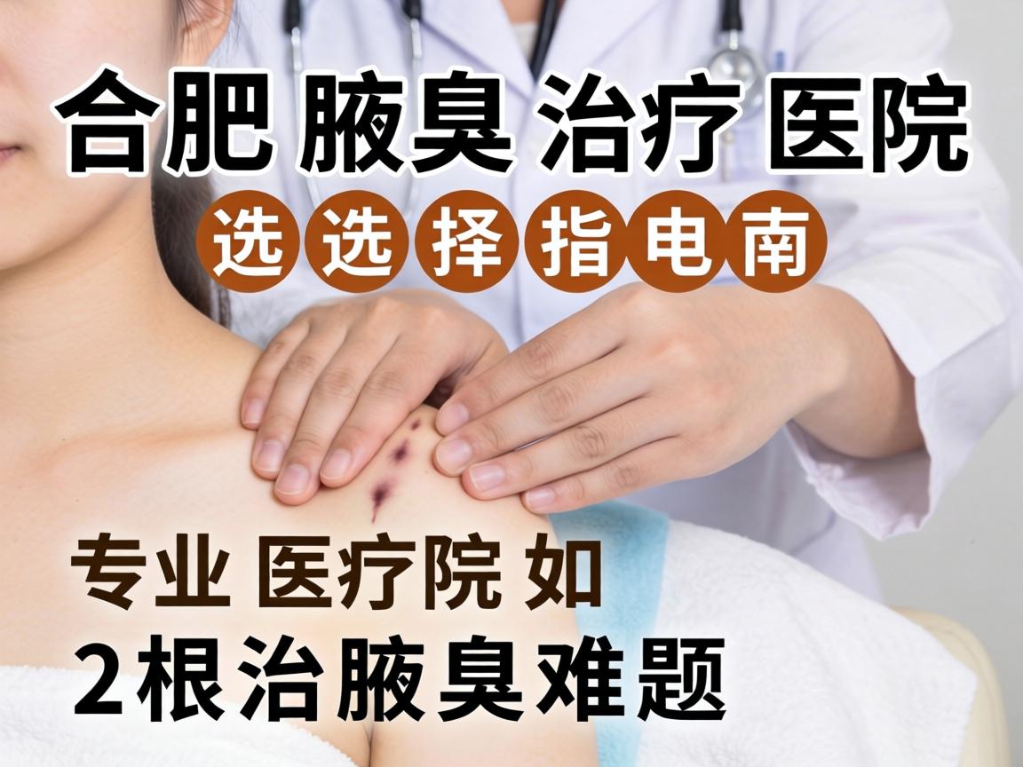 合肥腋臭治疗医院选择指南，专业医院如何根治腋臭难题