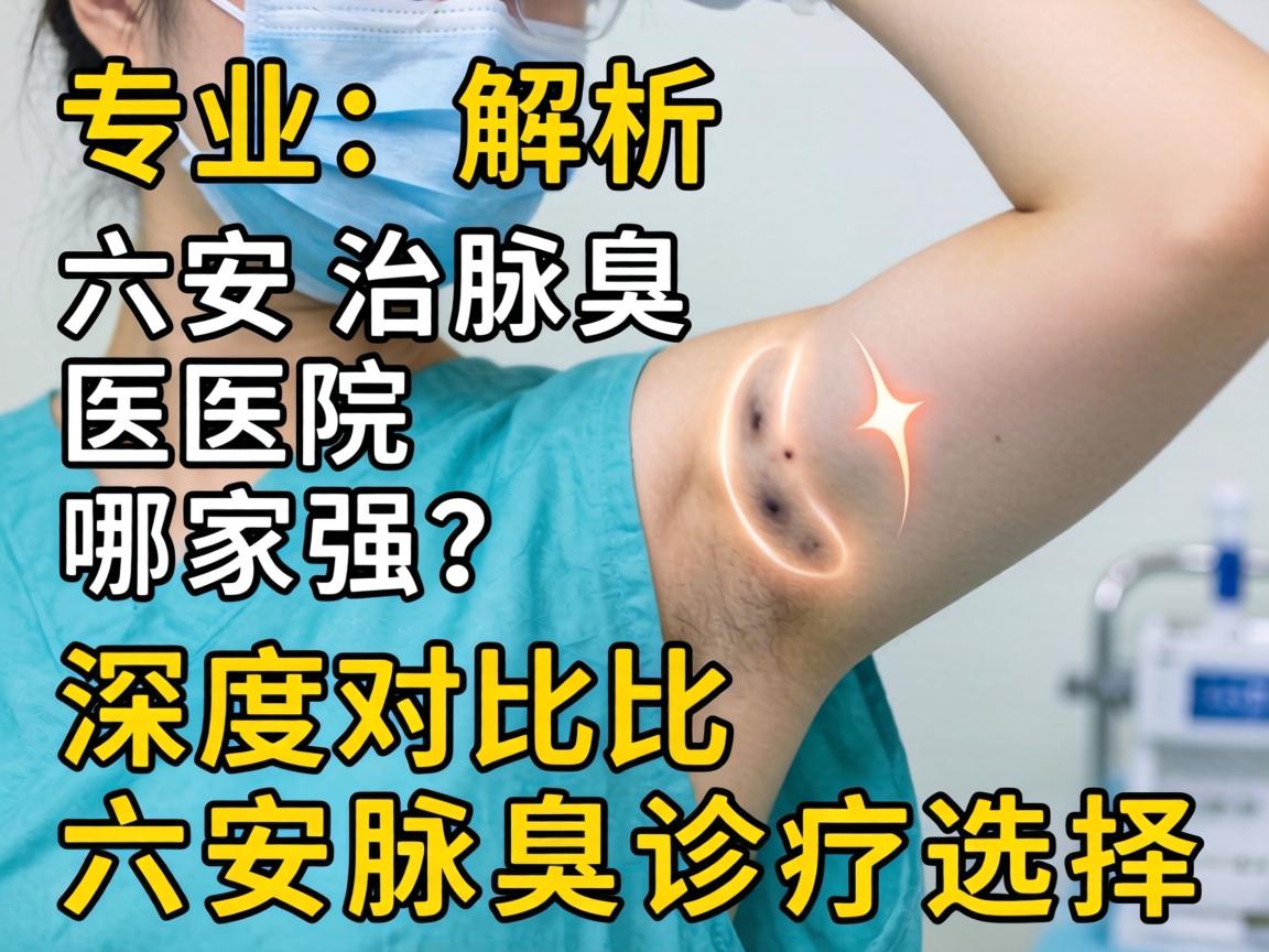 专业解析，六安治腋臭医院哪家强？深度对比六安腋臭诊疗选择