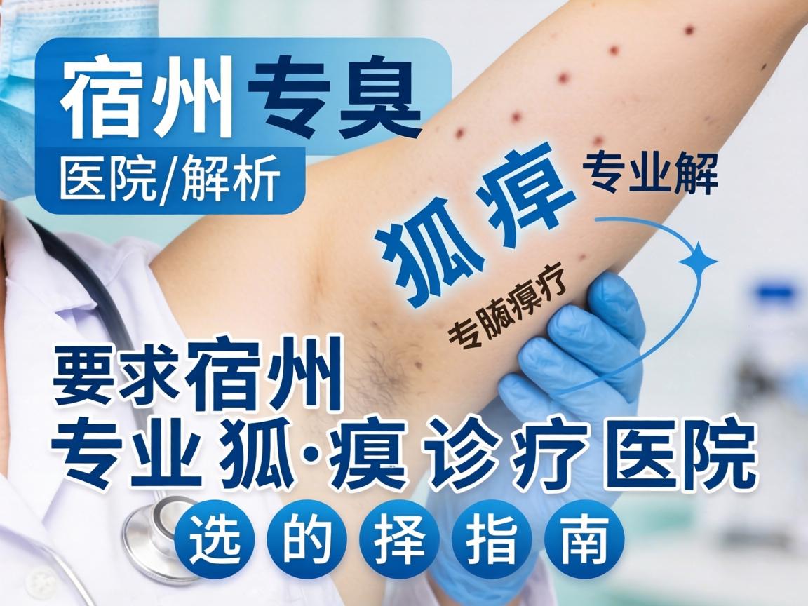 宿州狐臭医院专业解析，宿州专业狐臭诊疗医院的选择指南