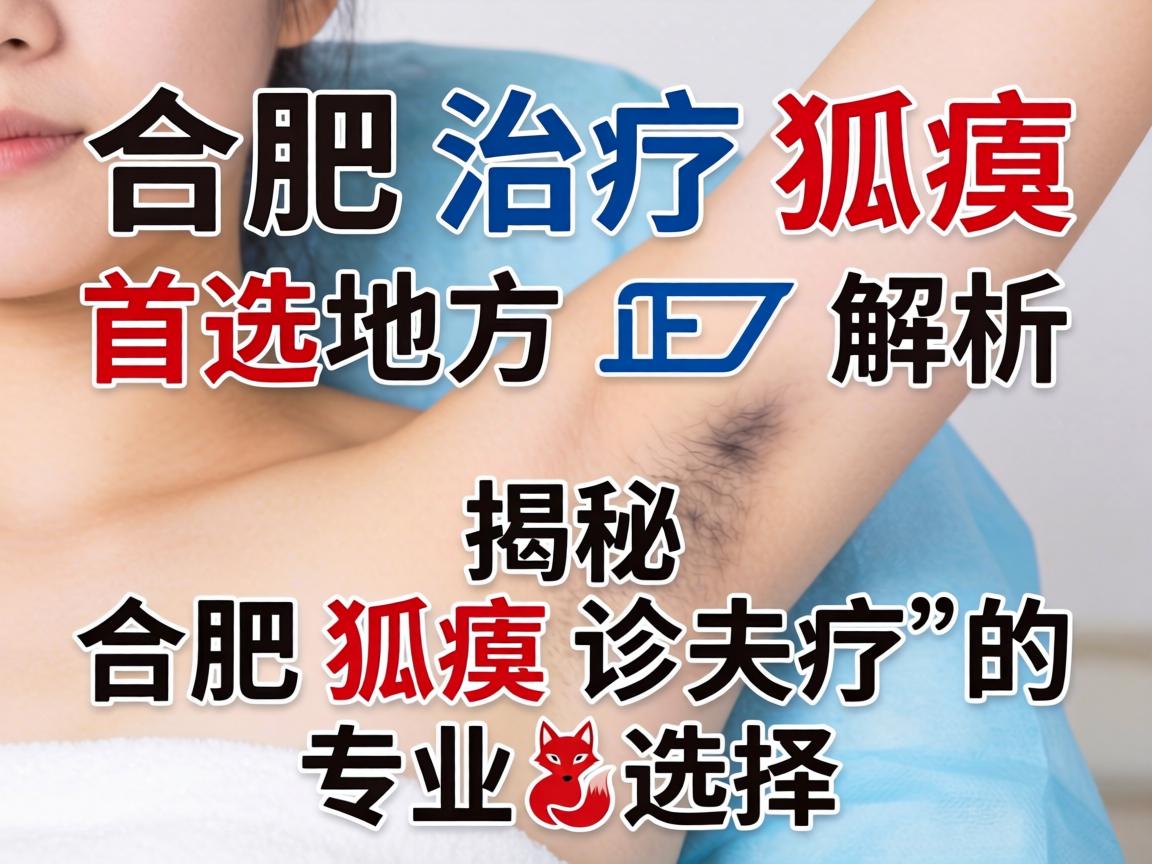 合肥治疗狐臭首选地方解析，揭秘合肥狐臭诊疗的专业选择