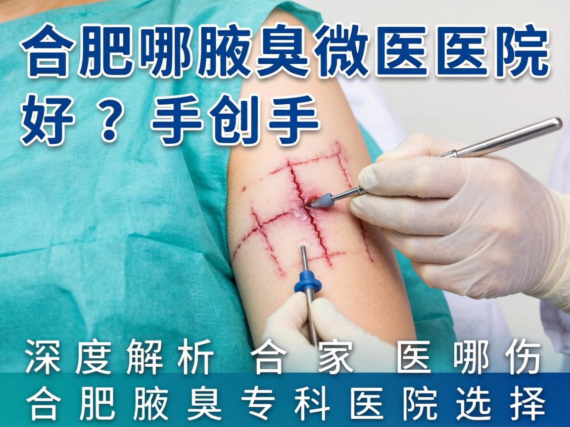 合肥腋臭微创手术哪家医院好？深度解析合肥腋臭专科医院选择
