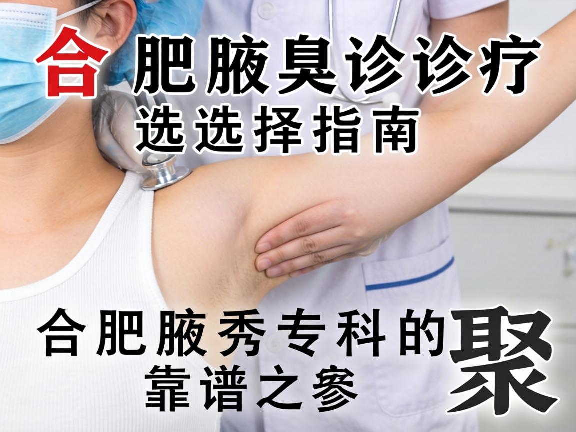 合肥腋臭诊疗选择指南，聚焦合肥腋秀专科的靠谱之处