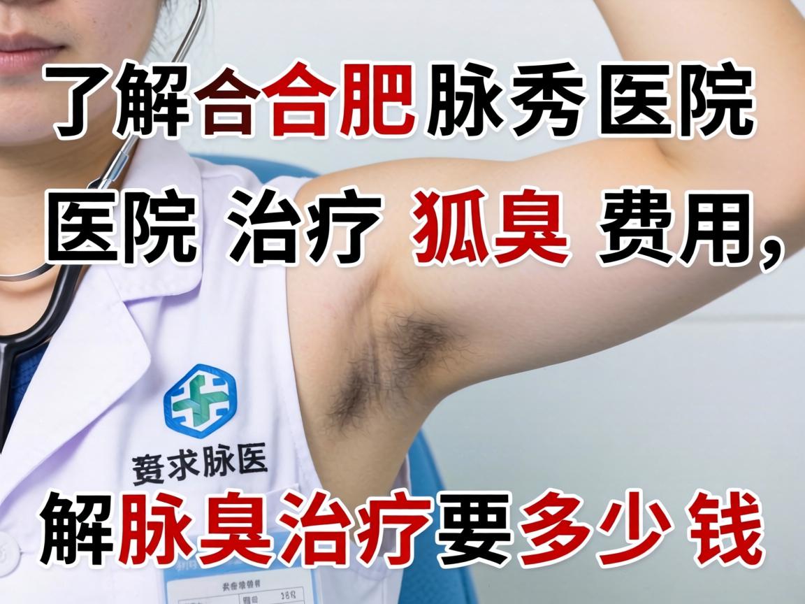 了解合肥腋秀医院治疗狐臭费用，解析腋臭治疗要多少钱