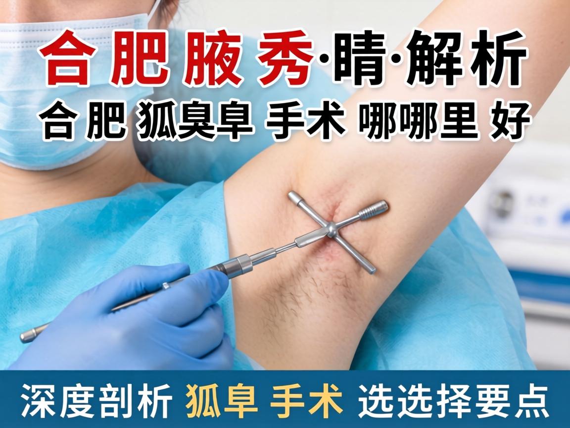 合肥腋秀解析，合肥狐臭手术哪里好，深度剖析狐臭手术选择要点